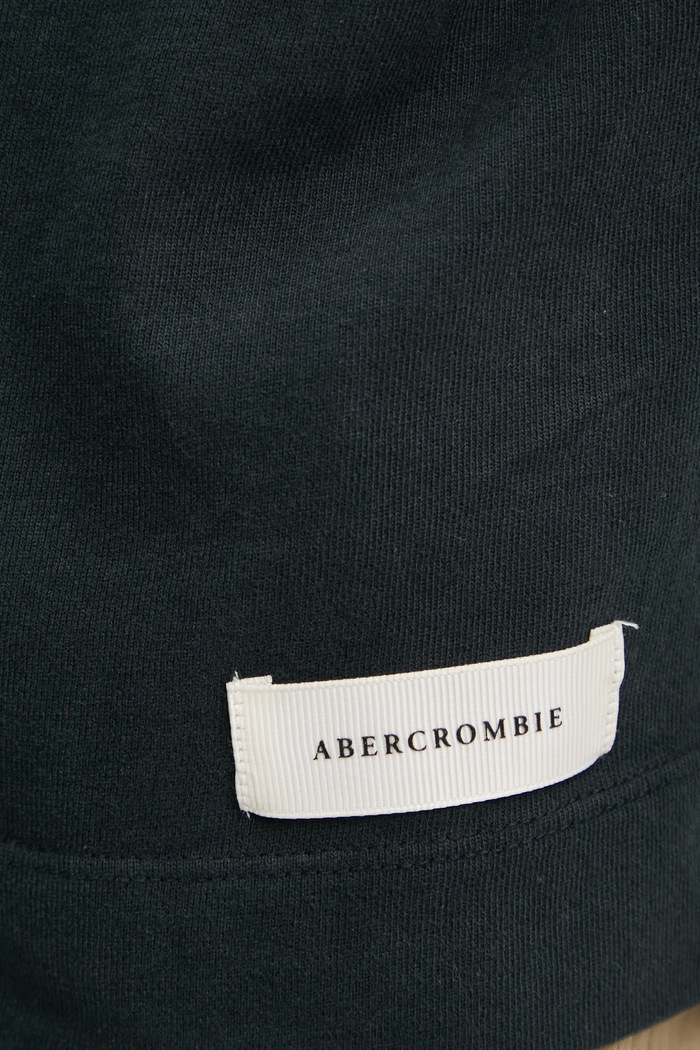 Bavlněné tričko Abercrombie & Fitch KI124.3659.900 černá