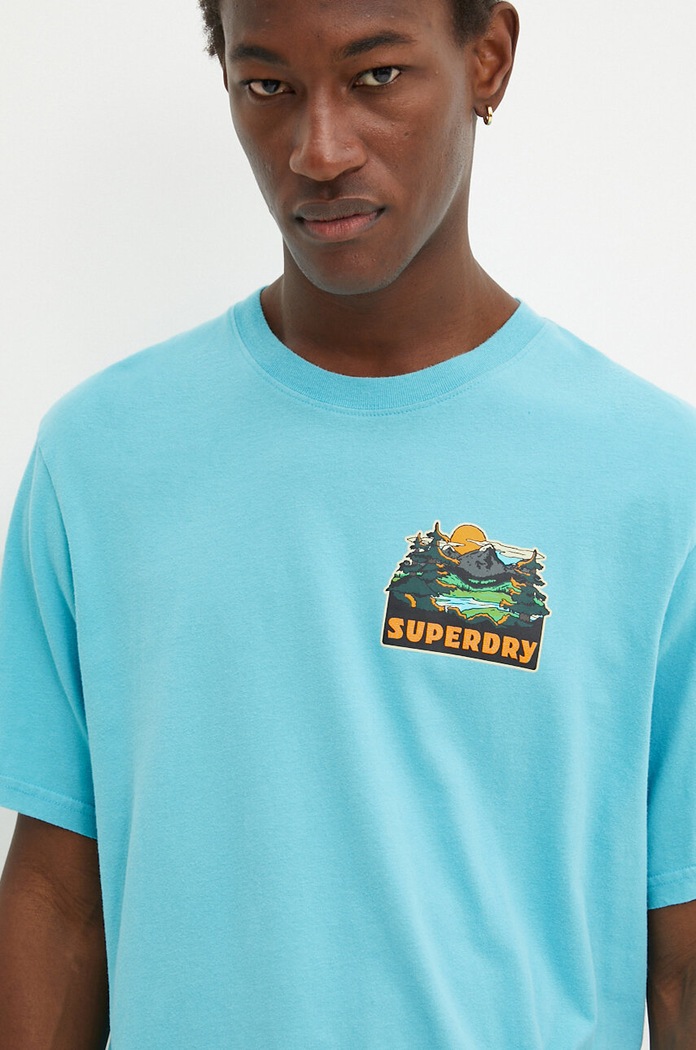 Tričko Superdry modrá M1012017A.2YV