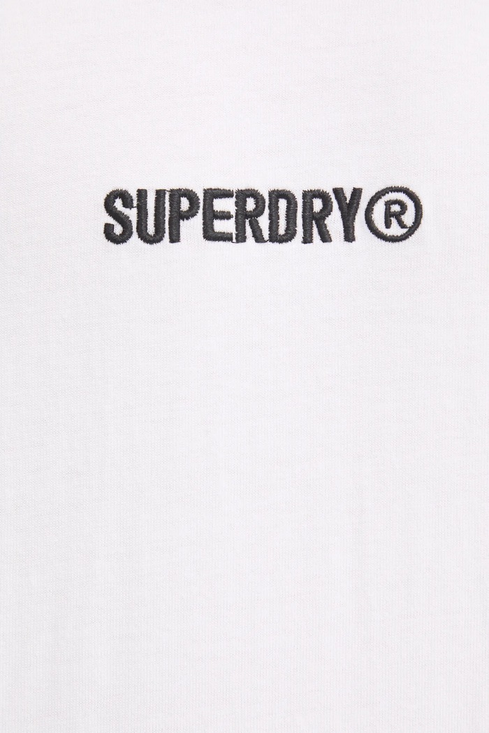 Pamučna majica Superdry M1012028A.T7X bijela