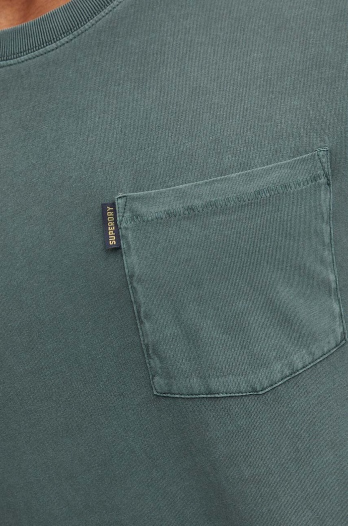 Bavlněné tričko Superdry zelená M1012037A.C6V