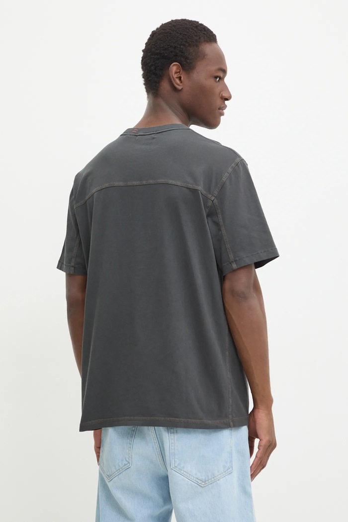 Oblečení Bavlněné tričko Superdry M1012079A.AFB šedá