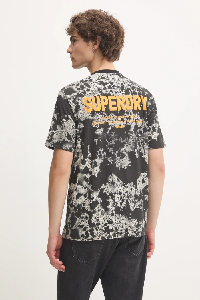 Odjeća Pamučna majica Superdry M1012034A.D7X crna