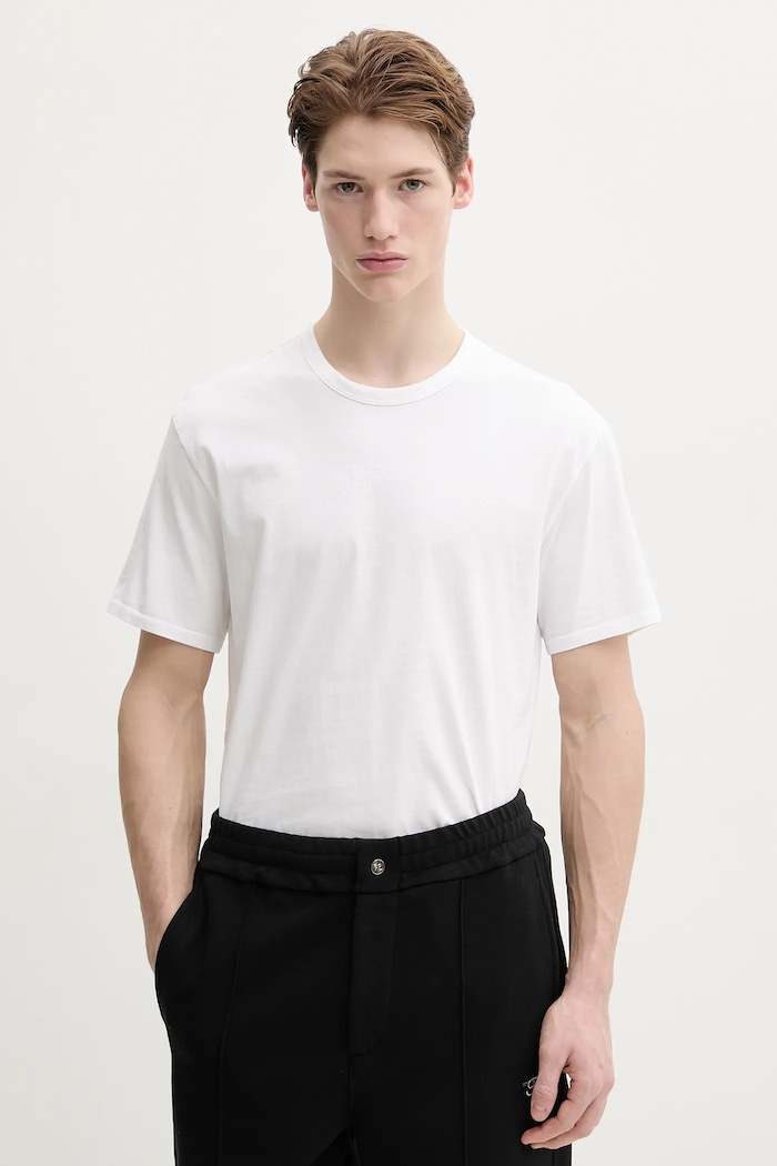 Bavlněné tričko Levi's slim bílá A3756