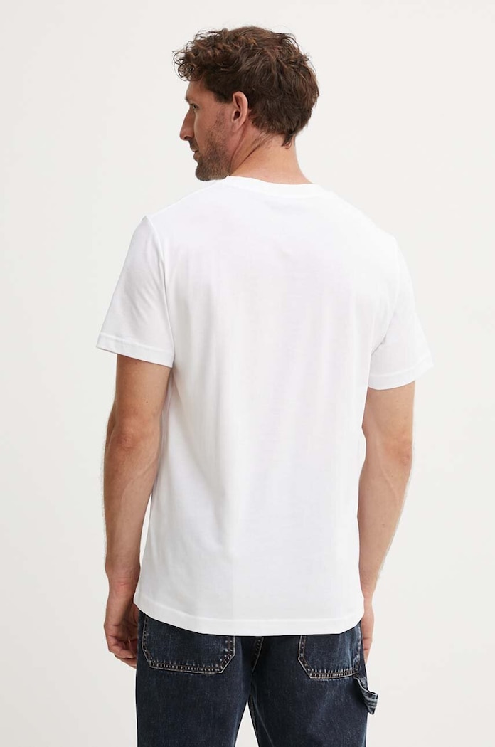 Odjeća Pamučna majica A.P.C. t-shirt standard grand vpc GOTS COHBM.M26384 bijela