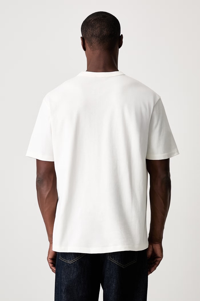 Odzież A.P.C. T-shirt męski bawełniany t-shirt boxy petit vpc COHBQ.H26391 beżowy
