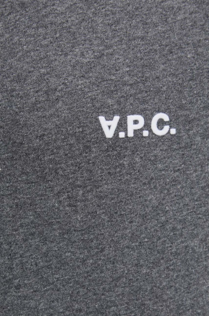 Памучна тениска A.P.C. t-shirt boxy petit vpc COHBQ.H26391 сив