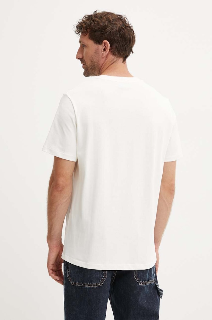 Oblečenie Bavlnené tričko A.P.C. standard rue madame GOTS COHBU.M26388 béžová