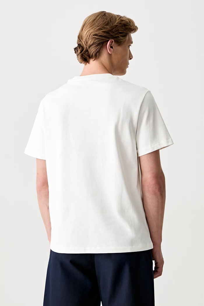 Îmbrăcăminte A.P.C. t-shirt standard rue madame GOTS tricou din bumbac COHBU.M26388 bej