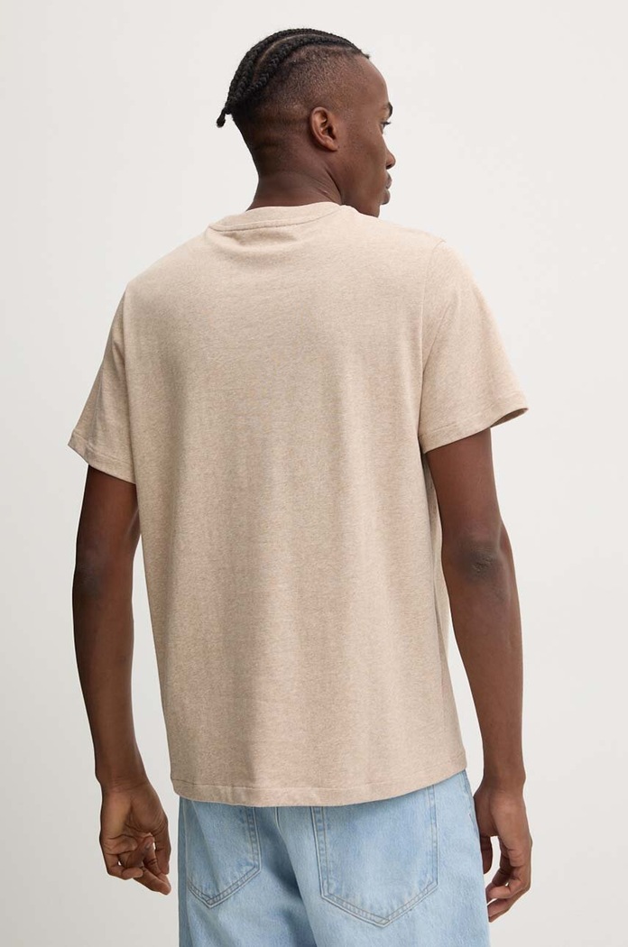 Дрехи Памучна тениска A.P.C. standard rue madame GOTS COHBU.M26388 бежов