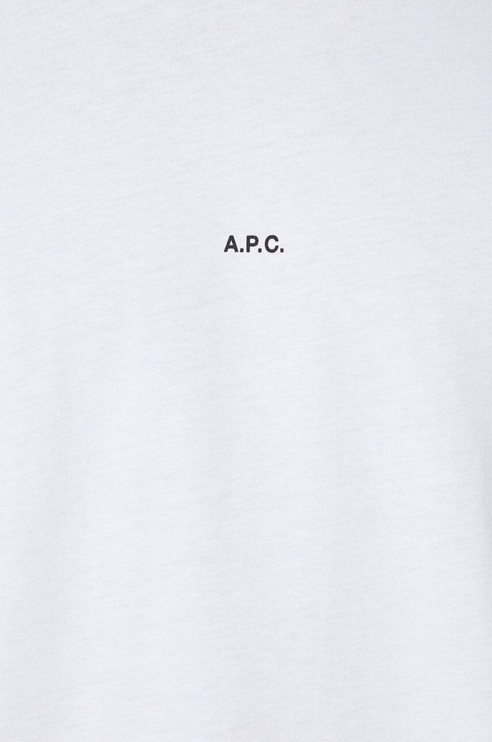 A.P.C. cotton t-shirt boxy micro logo GOTS COHBW.H26386