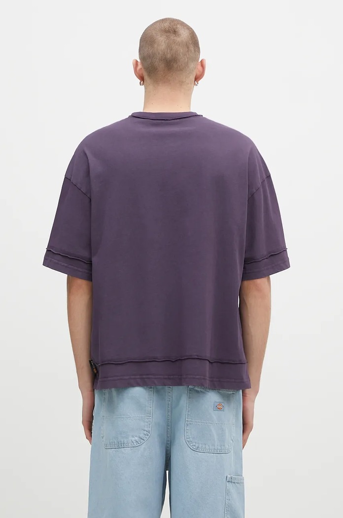 Ρούχα Βαμβακερό μπλουζάκι Alpha Industries Open Edge 148505 μωβ