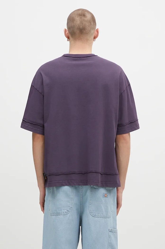Ρούχα Βαμβακερό μπλουζάκι Alpha Industries Open Edge 148505 μωβ