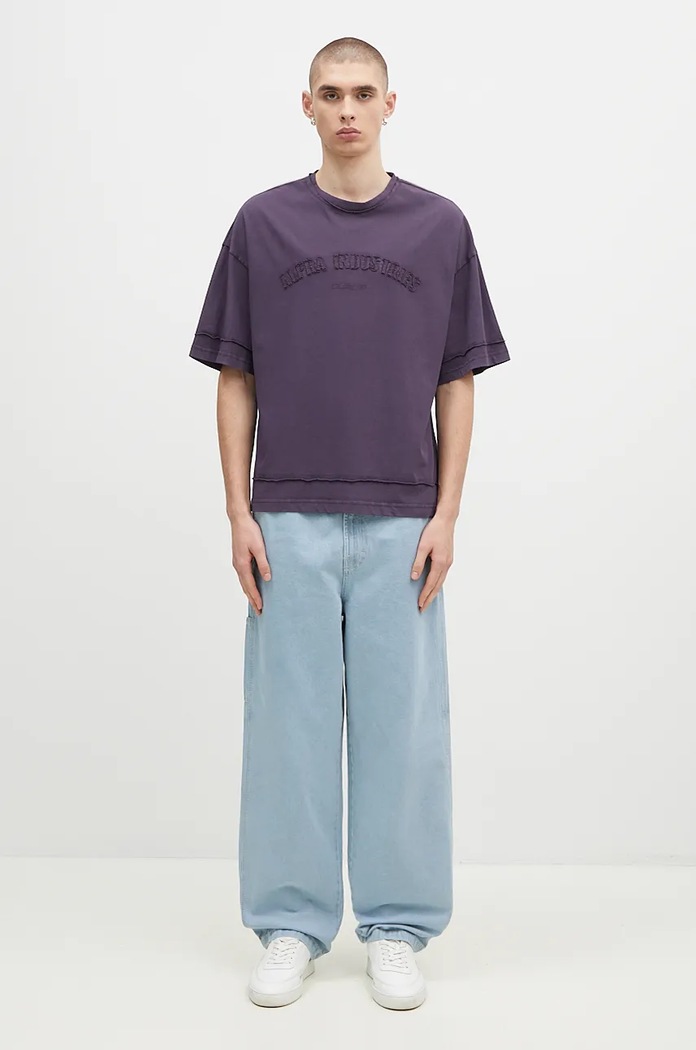 Βαμβακερό μπλουζάκι Alpha Industries Open Edge 148505