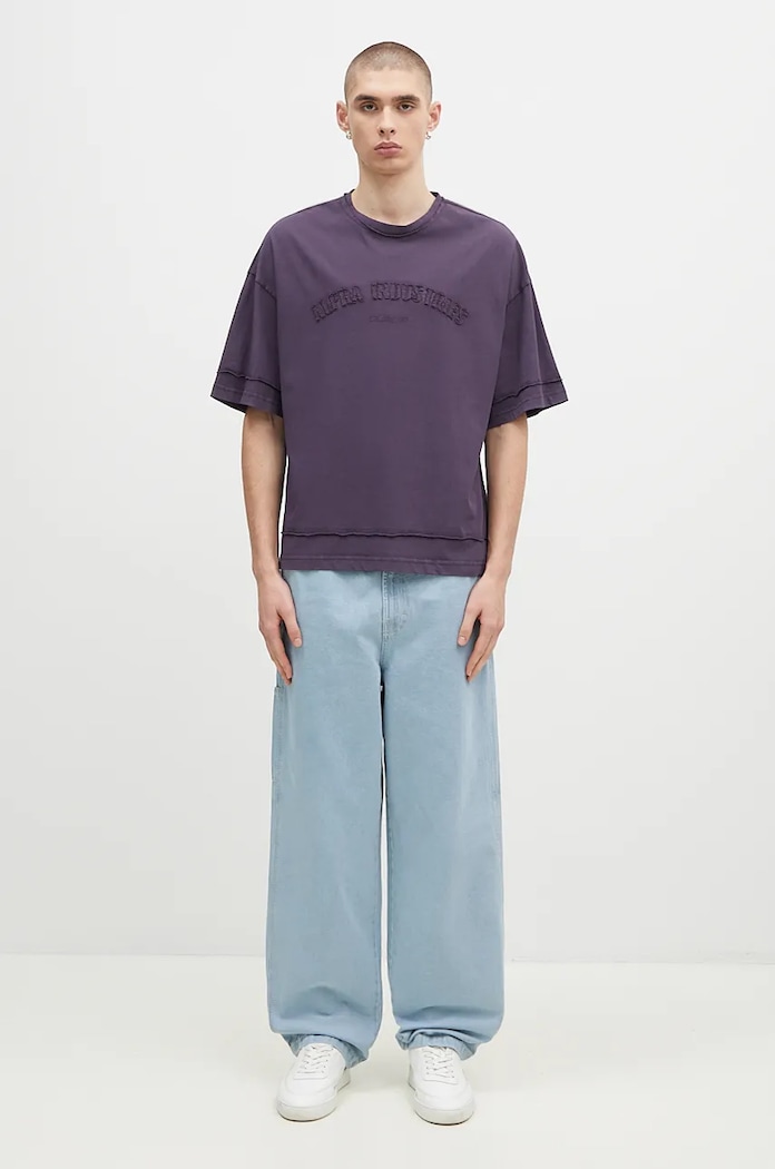 Βαμβακερό μπλουζάκι Alpha Industries Open Edge 148505