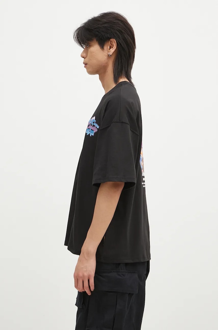Alpha Industries cotton t-shirt Candy Crew 148509 black AW24
