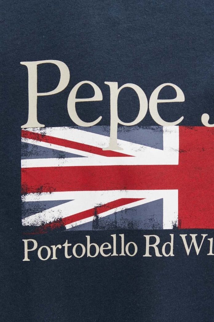 Pepe Jeans t-shirt bawełniany ALFIE PM509431 granatowy