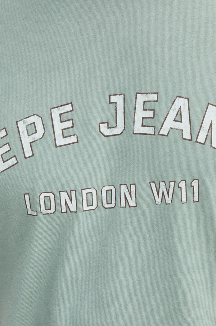 Pepe Jeans t-shirt bawełniany ALDRIDGE zielony PM509628