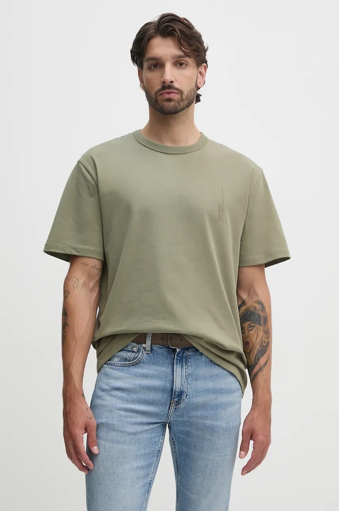 Bavlnené tričko Pepe Jeans ASTONE zelená PM509646