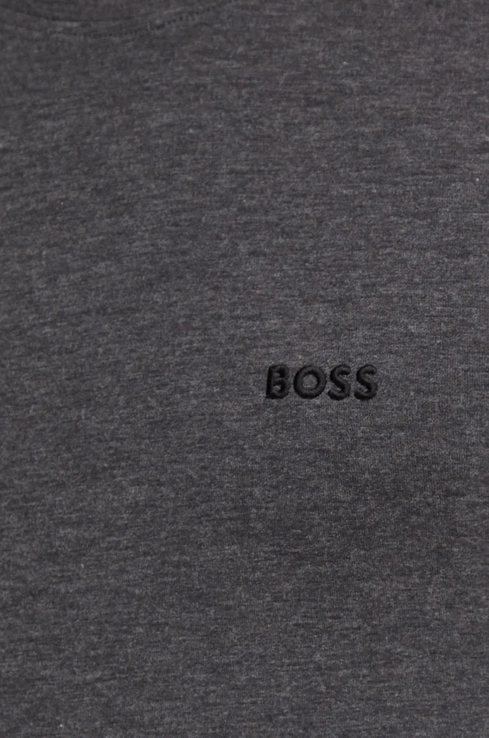 BOSS t-shirt z domieszką wełny szary 50523879