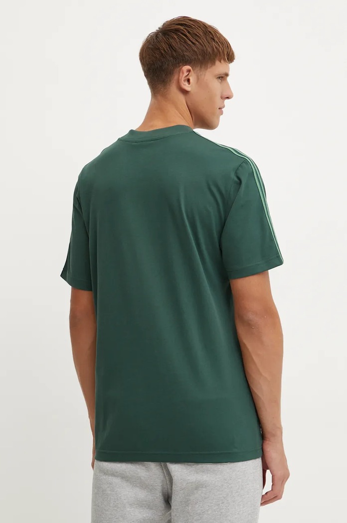 Odzież adidas Originals t-shirt bawełniany IW3240 zielony