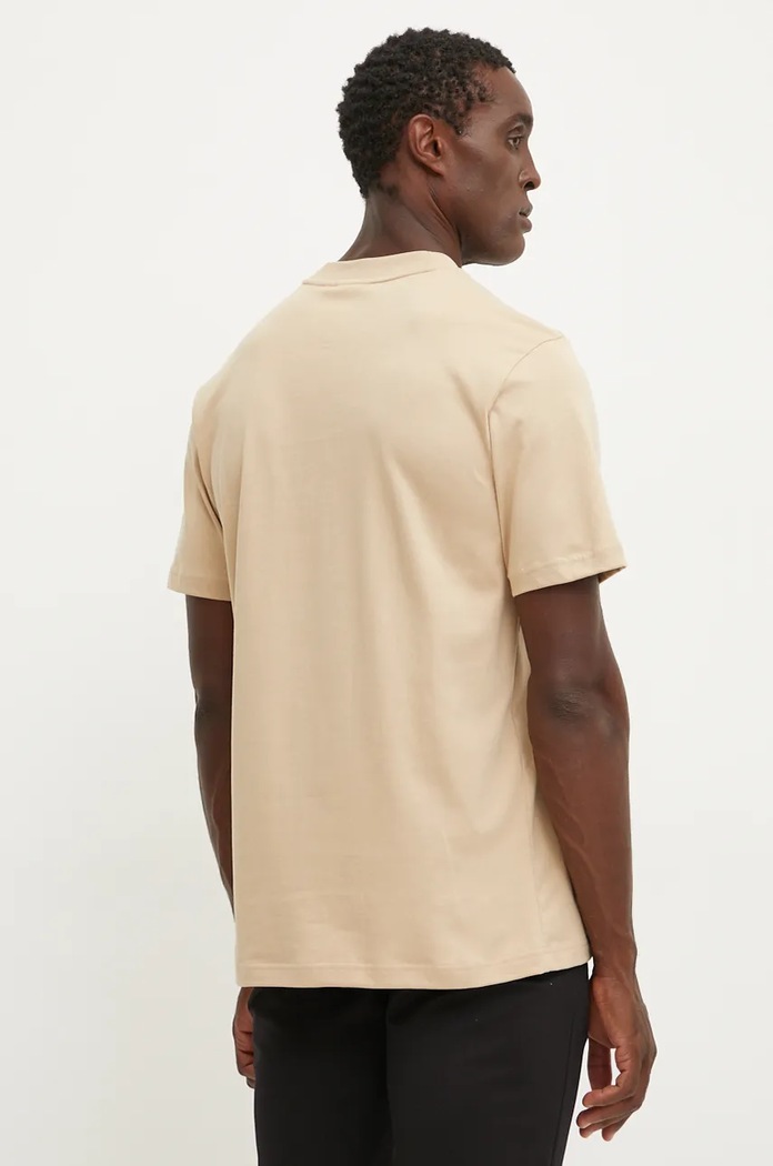 Oblečení Bavlněné tričko adidas Originals IX6747 béžová