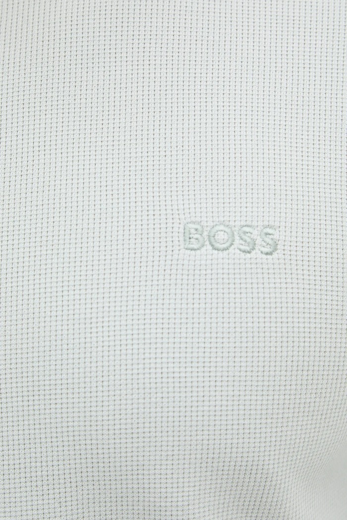 Tričko s dlouhým rukávem BOSS Orange 50520725 tyrkysová