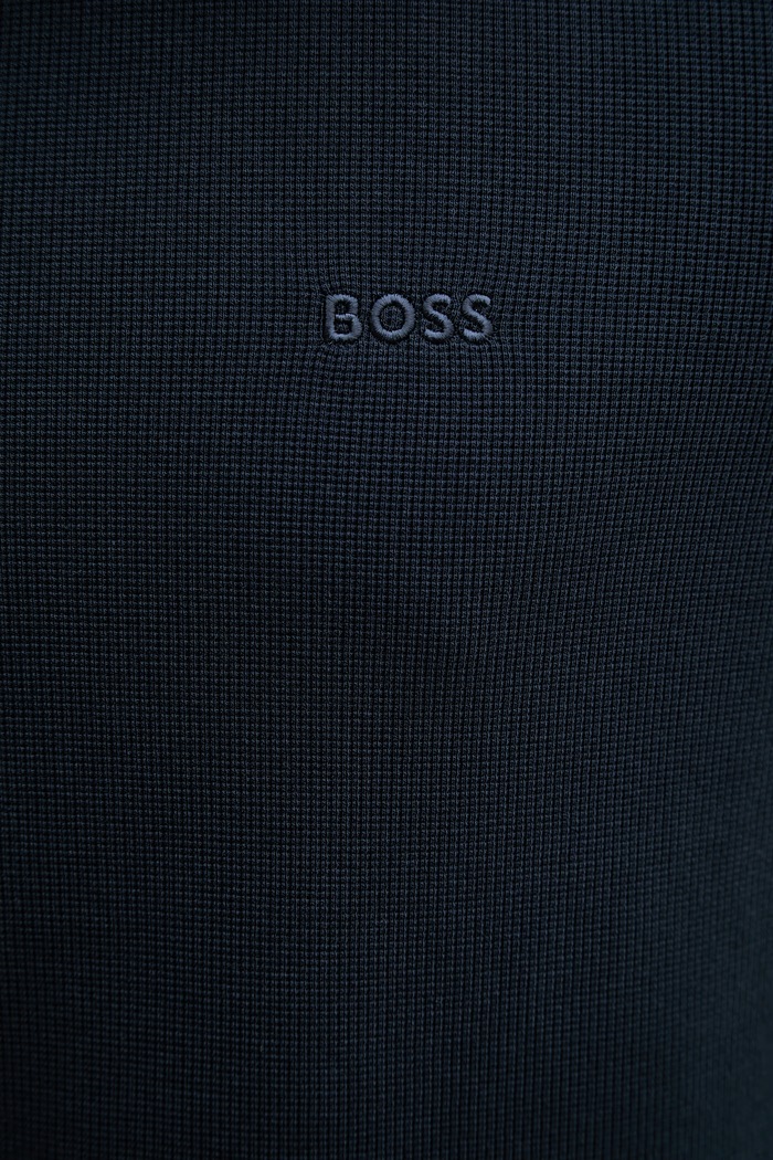 Majica z dolgimi rokavi BOSS Orange 50520725 mornarsko modra