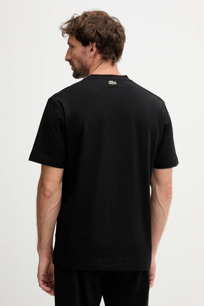 Clothing Lacoste cotton t-shirt TH2739 black