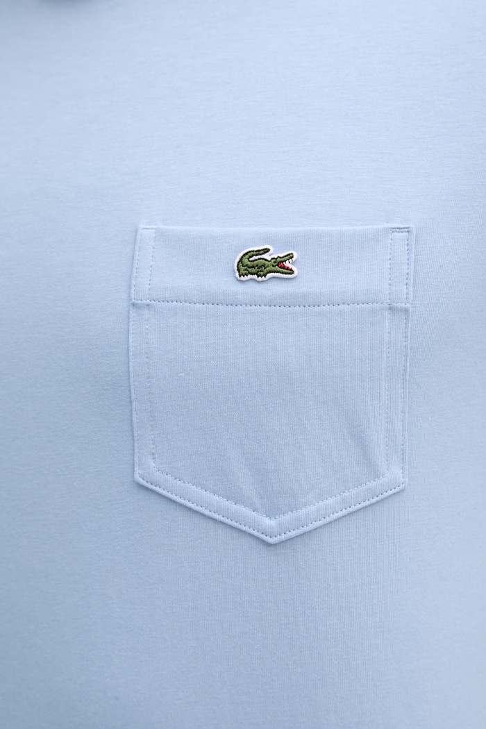 Lacoste t-shirt ανδρικό βαμβακερό TH2827 μπλε