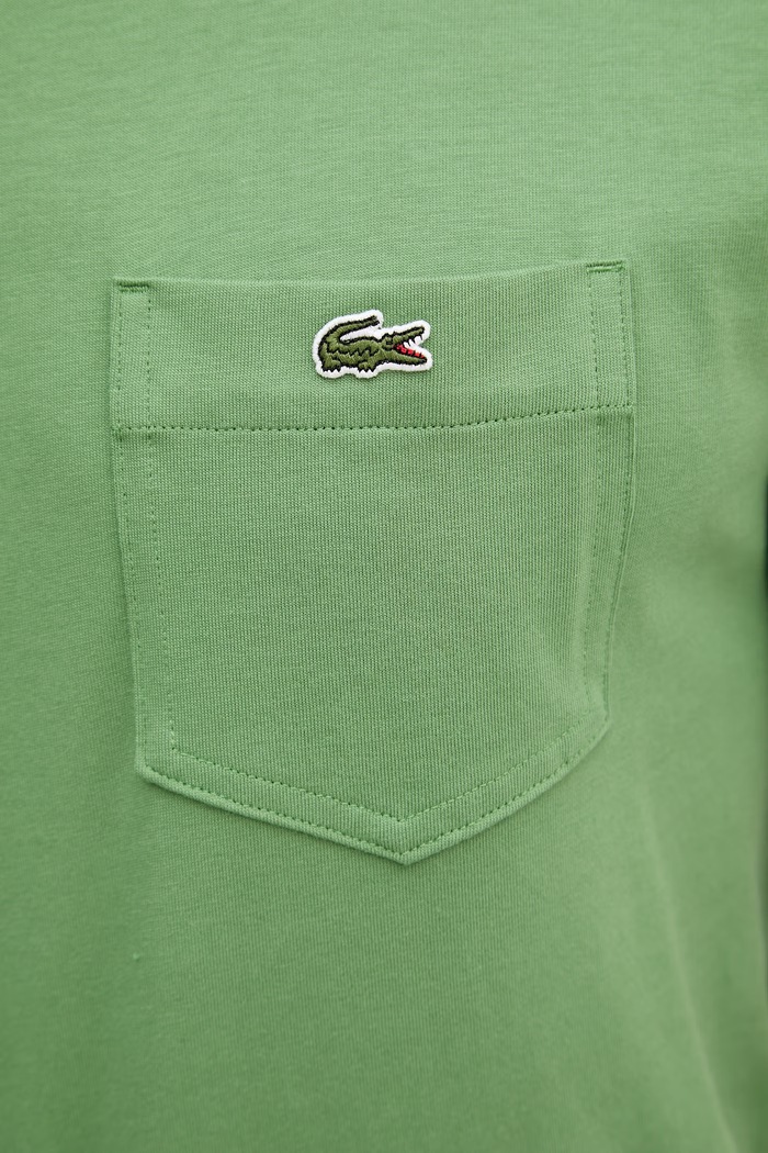 Lacoste футболка из хлопка для мужчин TH2827 зелёный