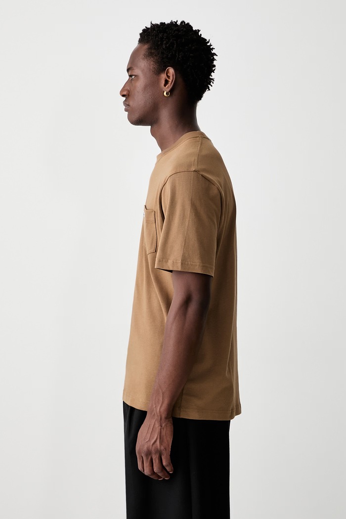 Lacoste футболка чоловіча бавовняна коричневий TH2827