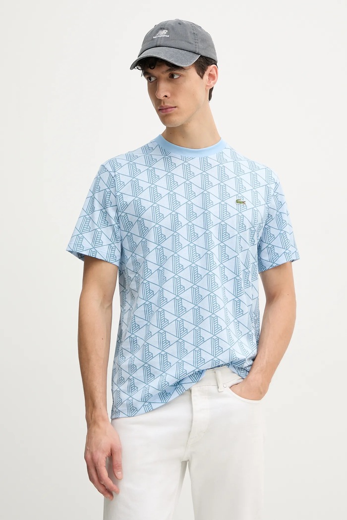 Lacoste tricou albastru TH2831
