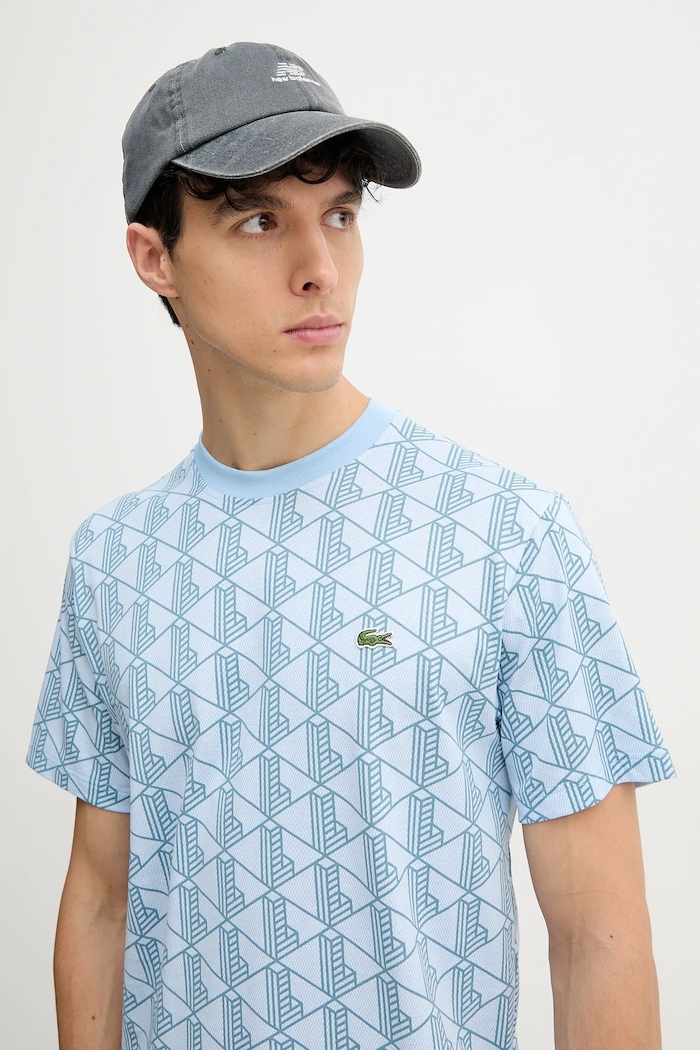 Lacoste tricou albastru TH2831