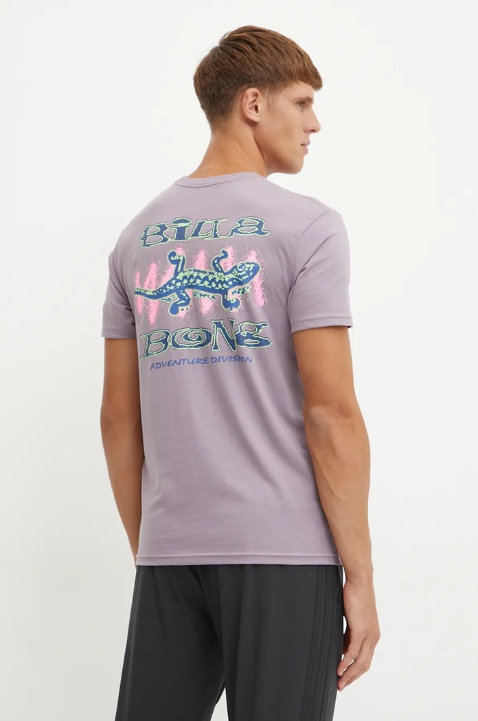 Odzież Billabong T-shirt Lizard ABYZT02474 różowy