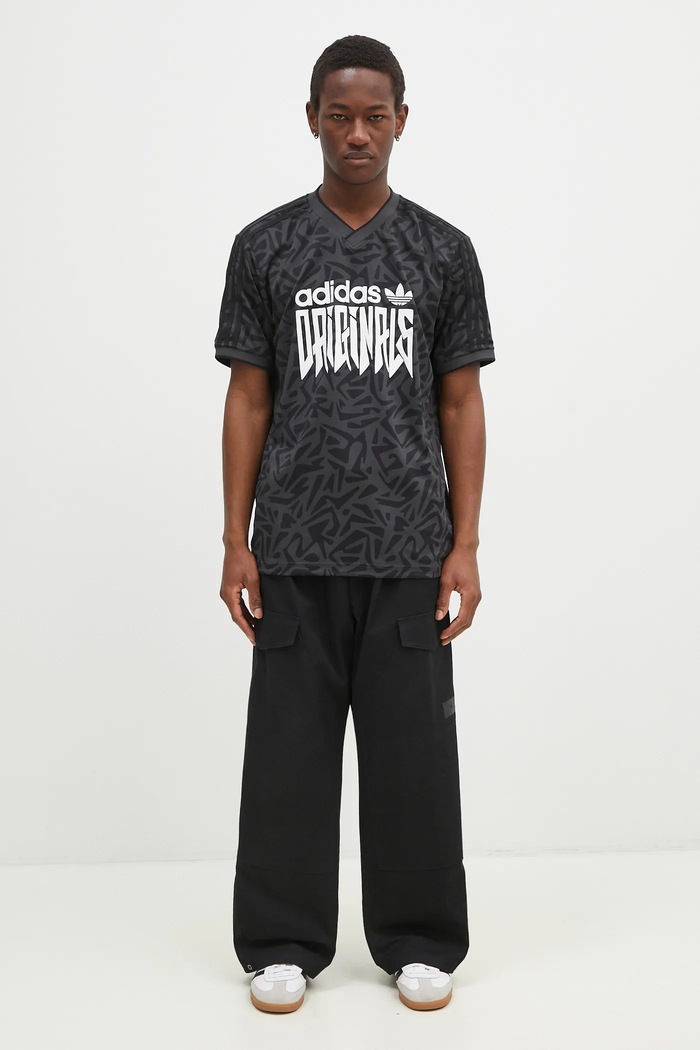 adidas Originals t-shirt AOP Jersey IX9654 grigio