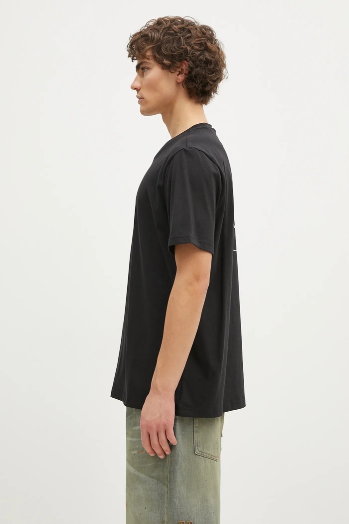 Хлопковая футболка adidas Juventus x NASA Tee JE3133 чёрный AW24