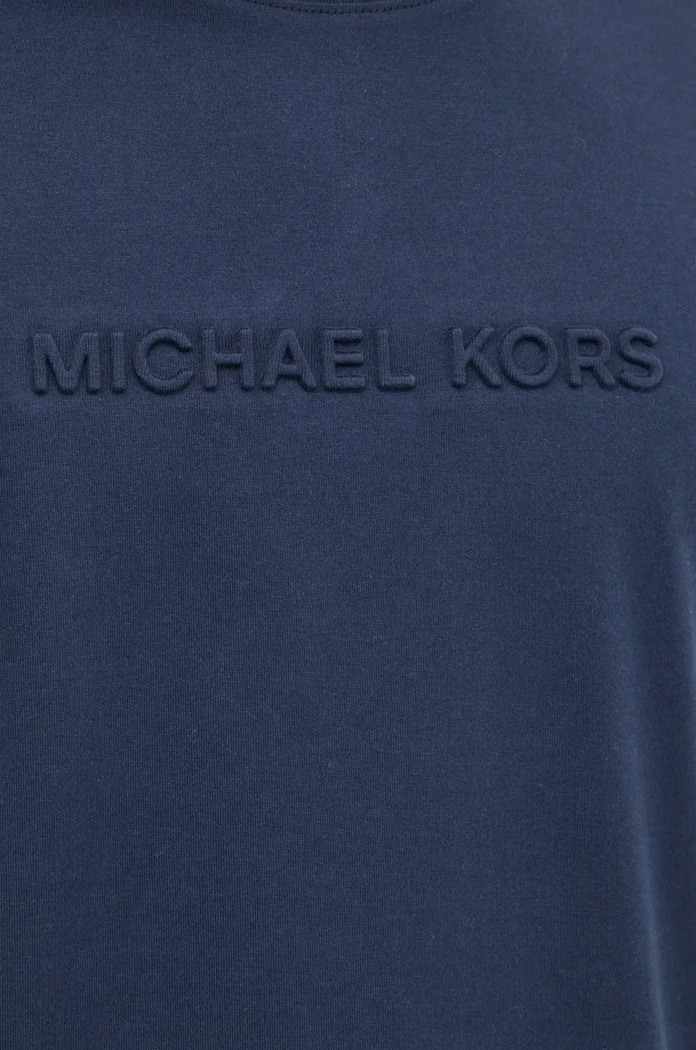 Îmbrăcăminte Michael Kors tricou din bumbac CF4529H1V2 bleumarin
