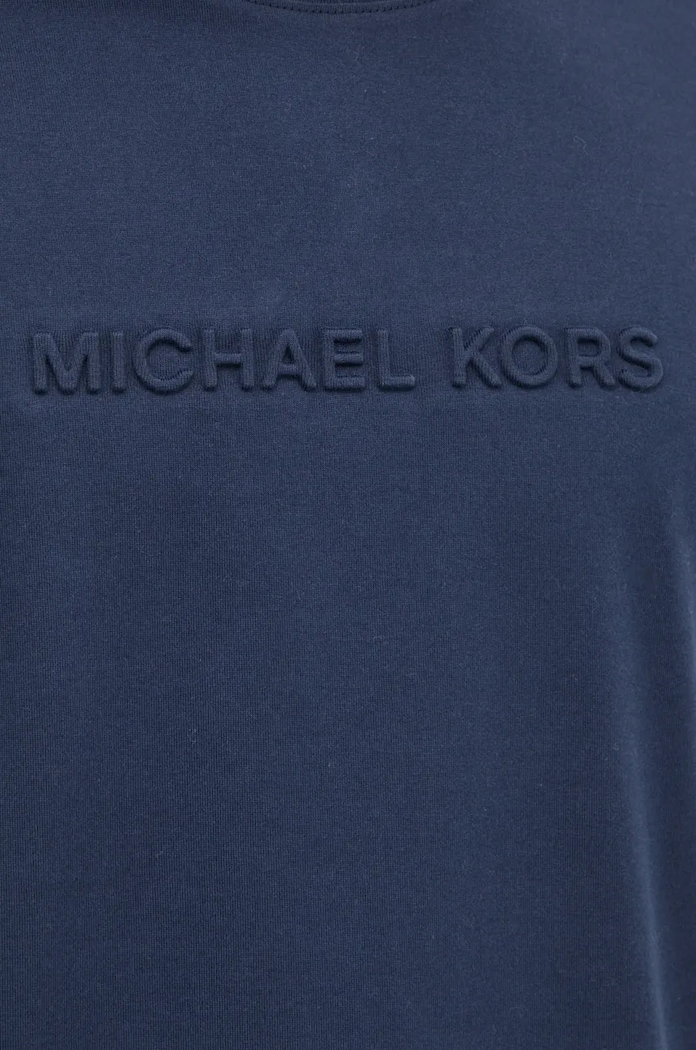 Îmbrăcăminte Michael Kors tricou din bumbac CF4529H1V2 bleumarin