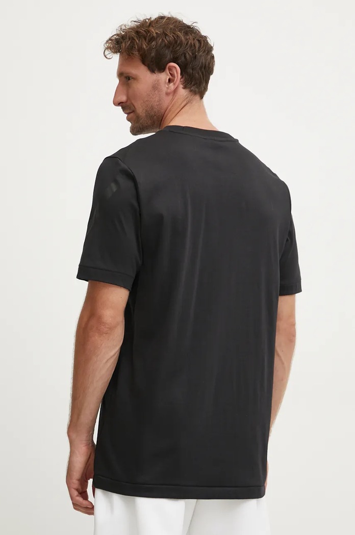 Ruházat adidas pamut póló ZNE JE3069 fekete