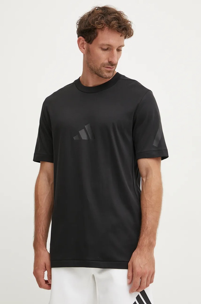 adidas pamut póló ZNE fekete JE3069
