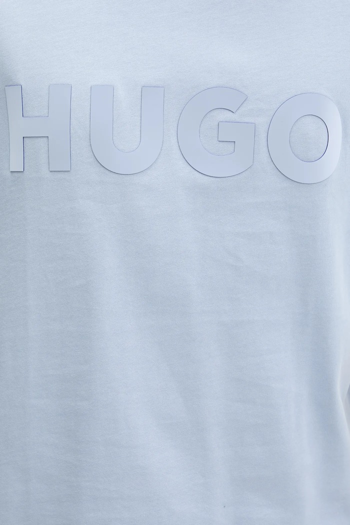 HUGO тениска basic мъжка от памук Dinkee 50525765 син