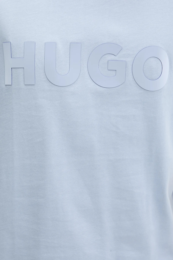 HUGO тениска basic мъжка от памук Dinkee 50525765 син