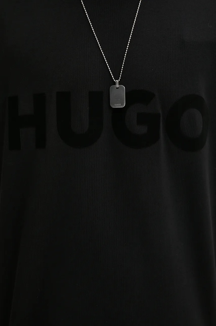 HUGO тениска basic мъжка от памук Dinkee 50525765 черен