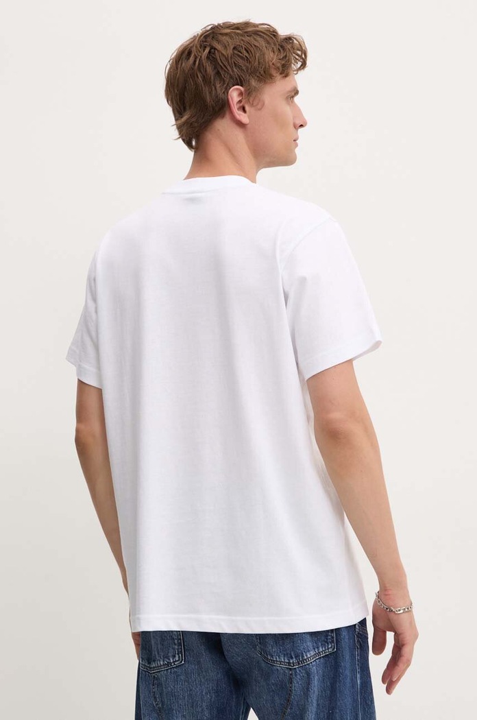 Odzież G-Star T-shirt bawełniany D25702.C336 biały