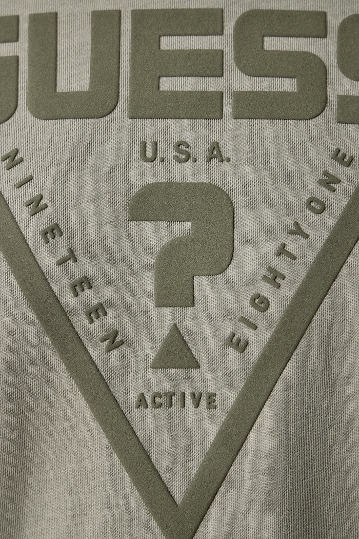 T-shirt męski bawełniany AZHA Guess Z4BI02.I3Z14 zielony