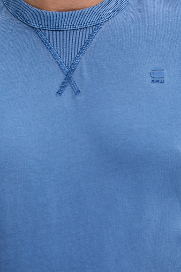 Памучна тениска G-Star Raw D24449.2653 син