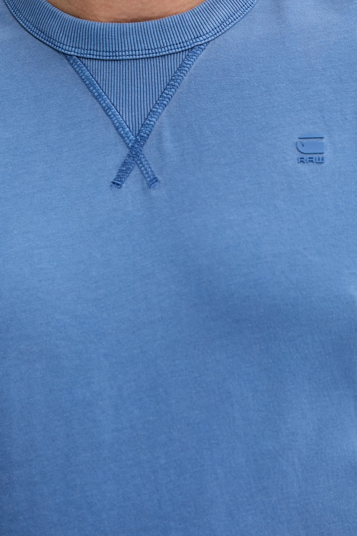 Памучна тениска G-Star Raw D24449.2653 син