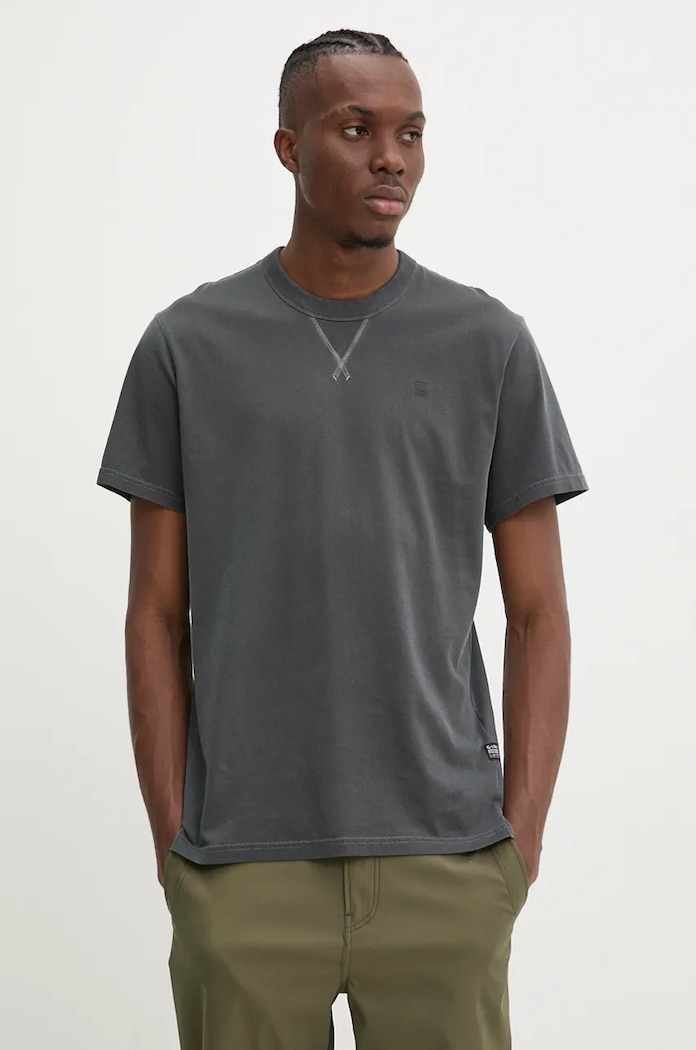 T-shirt bawełniany Nifous G-Star D24449.2653 szary