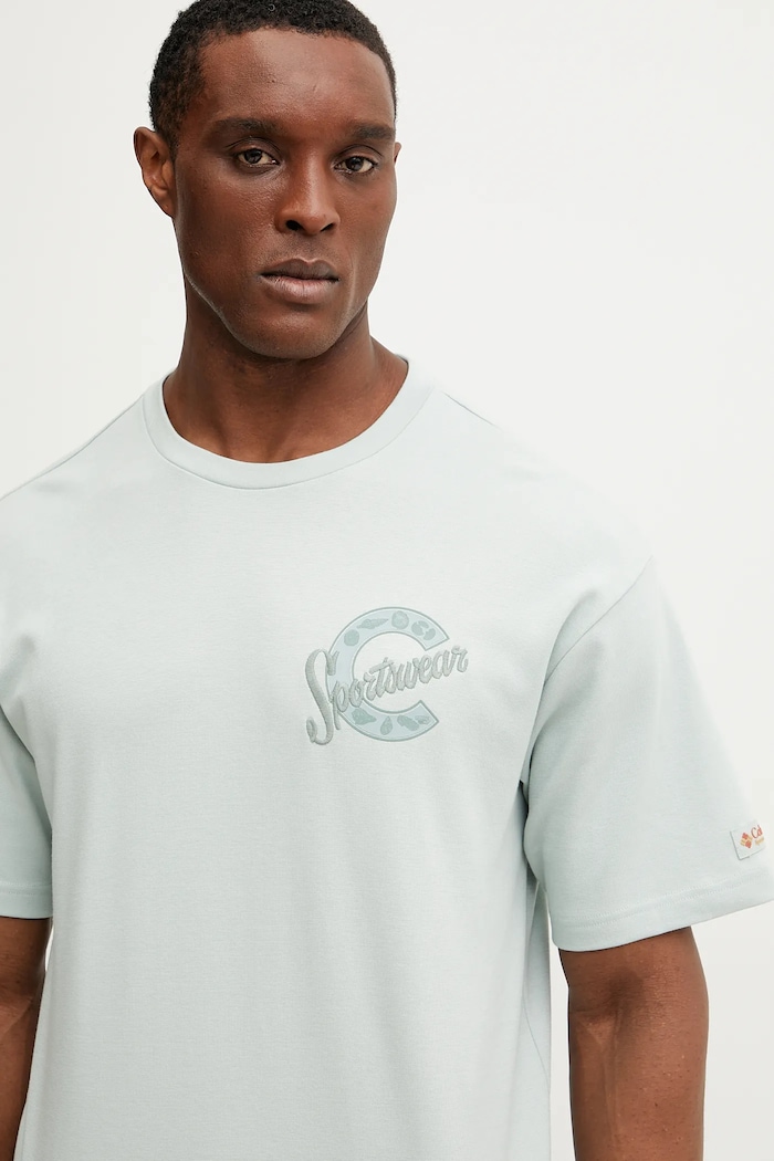 Μπλουζάκι Columbia CSC Heritage τιρκουάζ 2090871