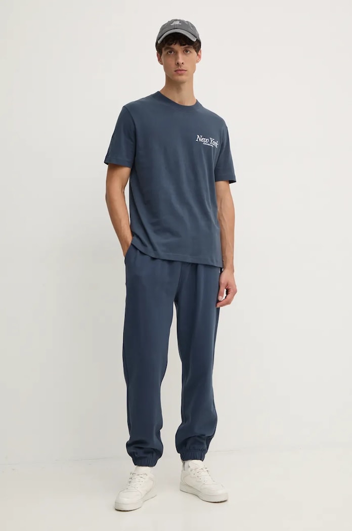 Βαμβακερό μπλουζάκι Calvin Klein Jeans J30J326862 τιρκουάζ AW24